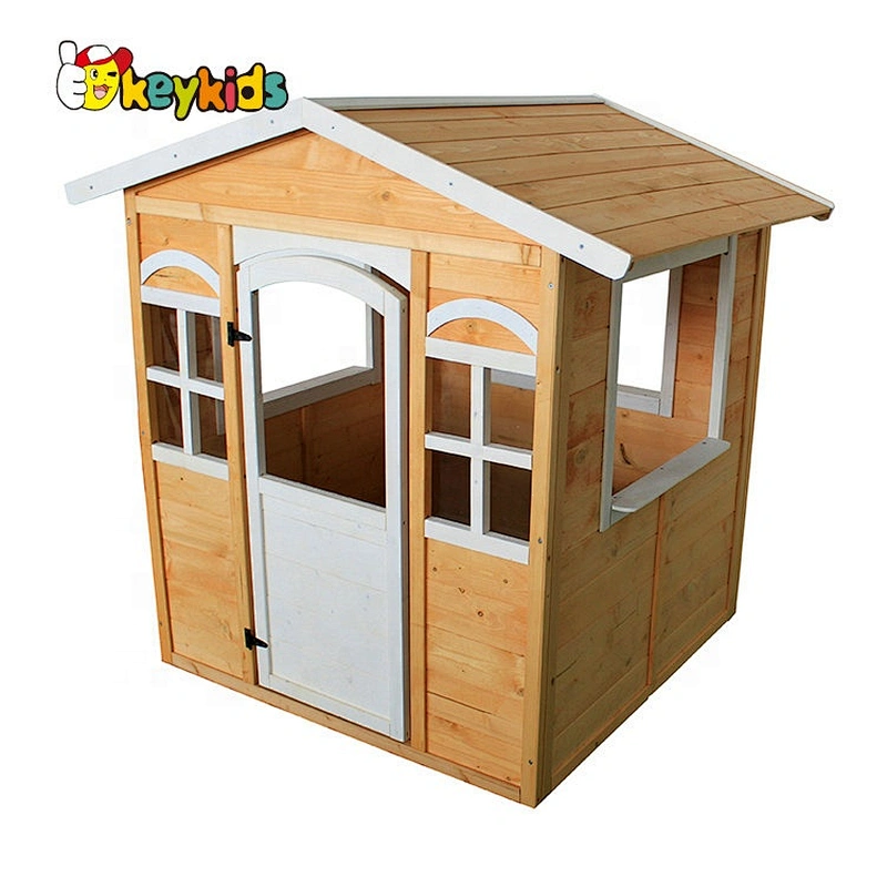 2021 Top sale role play outdoor wooden house for kids W01D084
