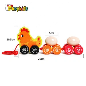 2019 New arrival educational wooden walk along toys for babies W05C111