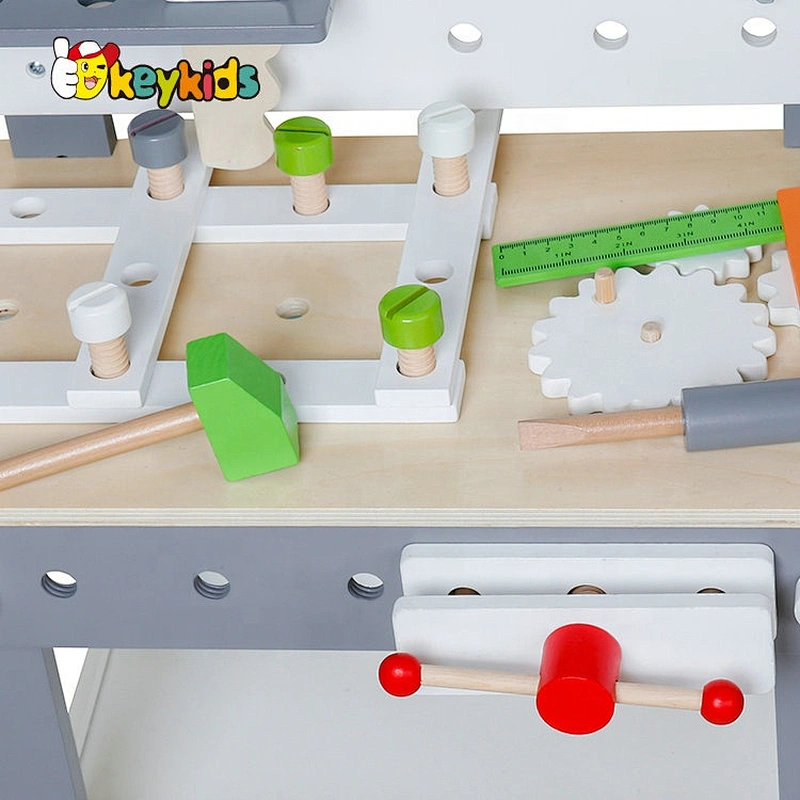 2021 New released wooden busy learning boys tool bench for wholesale W03D076F
