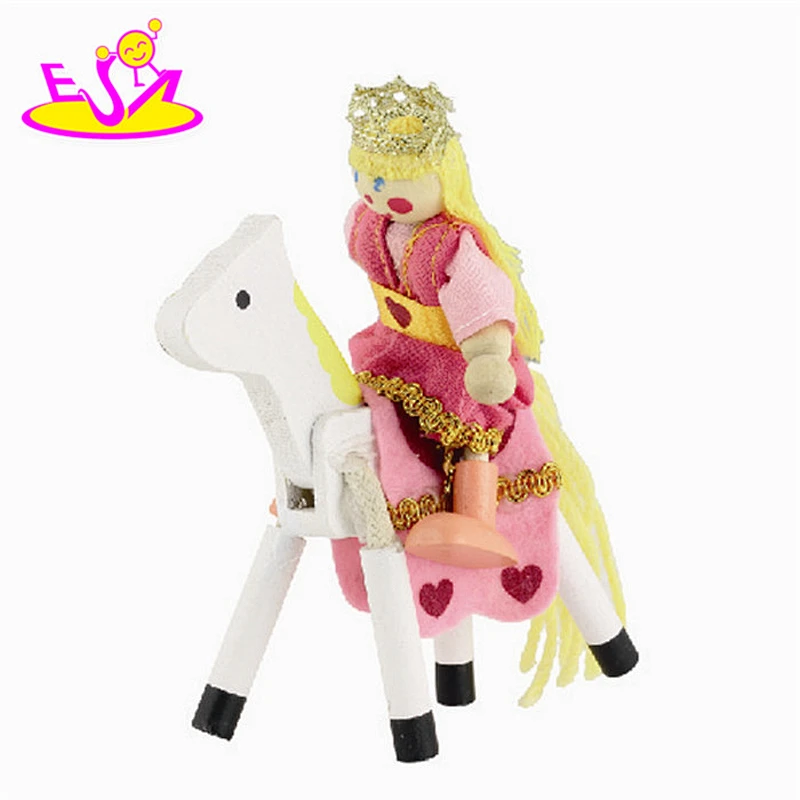 wholesale children funny wooden marionette toy W06D021