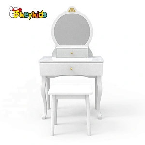 Customize wooden girls white dressing table for wholesale W08H140B