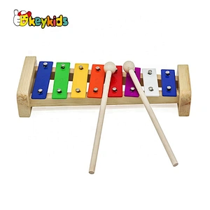 Customizable Educational Wood Metal Best Xylophone For Toddlers W07C089