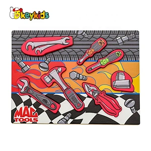 Best educational shape matching wooden chunky puzzle with customize W14D072