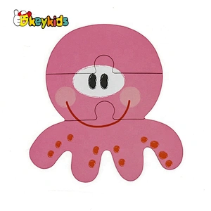Custom educational wooden baby puzzle games for wholesale W14N012