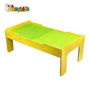 Most popular preschool children wooden activity table with board W08G297B