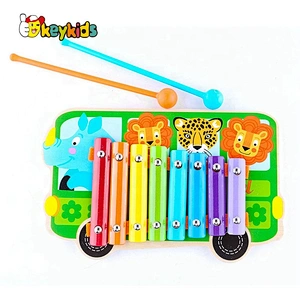 2019 Unique design baby musical wooden xylophone for 1 year old W07C077