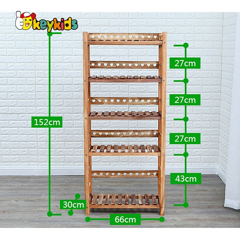 hihg quality white wooden flower pot stand for indoor outdoor W08H106B