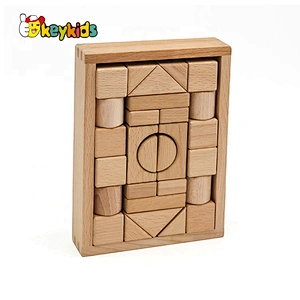 2019 Top sale 28 pieces intelligence diy wood block for wholesale W13A172