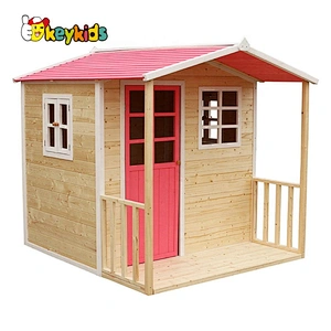 High Quality Backyard Large Childrens Wooden Outdoor Playhouse W01D088B