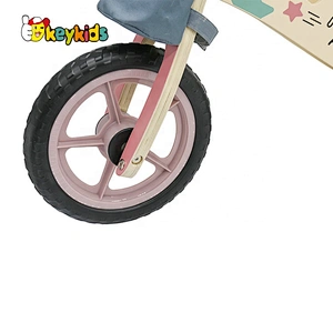 OEM customize ride on car wooden children bike for wholesale W16C307A