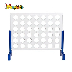 high quality educational wooden connect four game for children W01D060