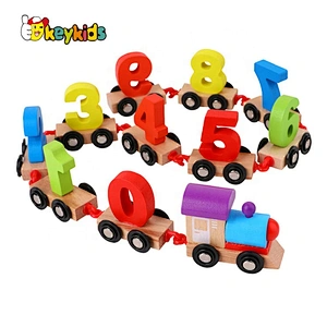 Pull Along Baby Wooden Train For Wholesale W05C119