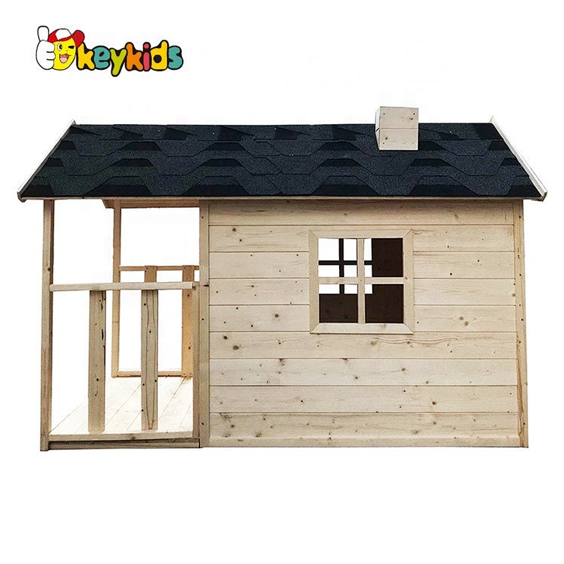 Children backyard large outdoor wooden house for fun W01D089