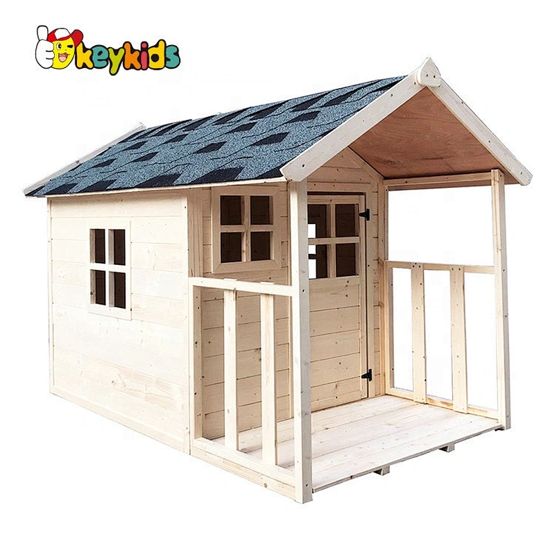 Children backyard large outdoor wooden house for fun W01D089