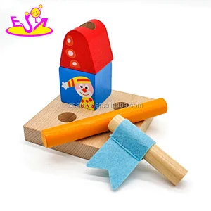 New creative wooden stacking blocks for toddlers W13A152