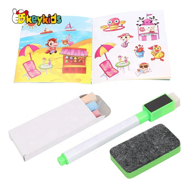 2021 New released educational wooden magnetic drawing board for children W12B133