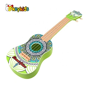 2020 Top sale small wooden toy guitar for kids W07H052