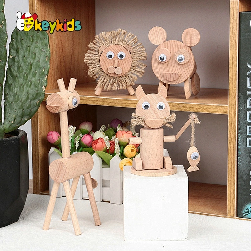 Newest creative ornaments wooden decoration for wholesale W18A163