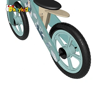 OEM customize No Pedal wooden baby walker bike for wholesale W16C315