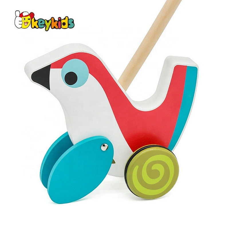 New hottest foldable wooden stand and push toy for baby W05A028