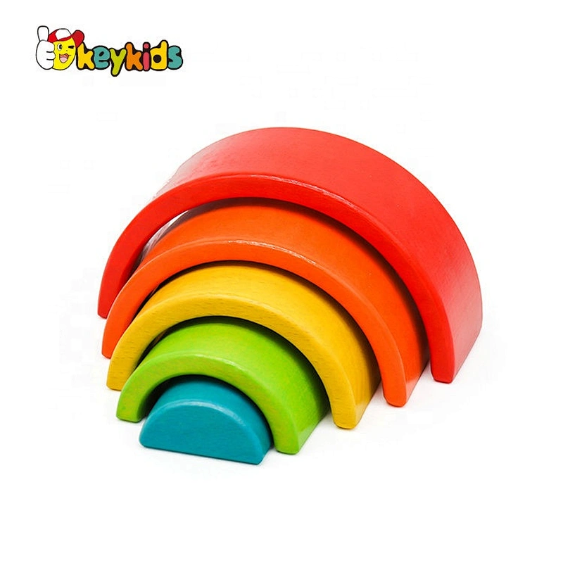 New design best educational blocks wooden kids construction toys for sale online W13A135