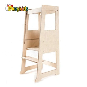 high quality kids wooden step stool with handle W08G278B