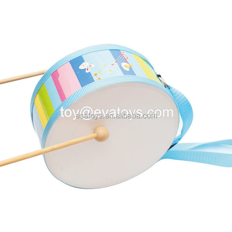 2017 new products educational toys wooden toddler drum set W07J039