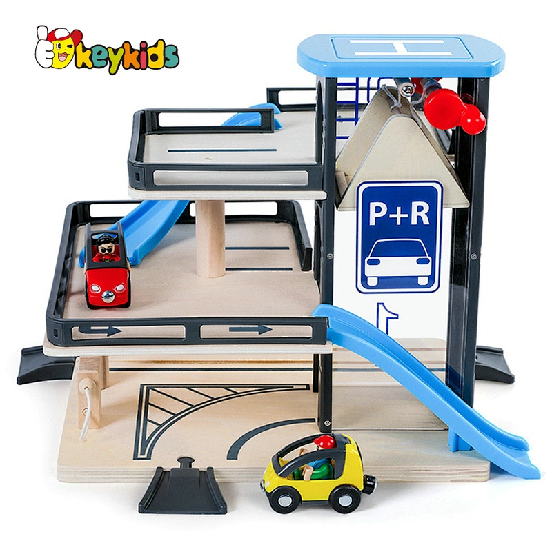 2021 New arrival mini wooden parking toy for children W04D028