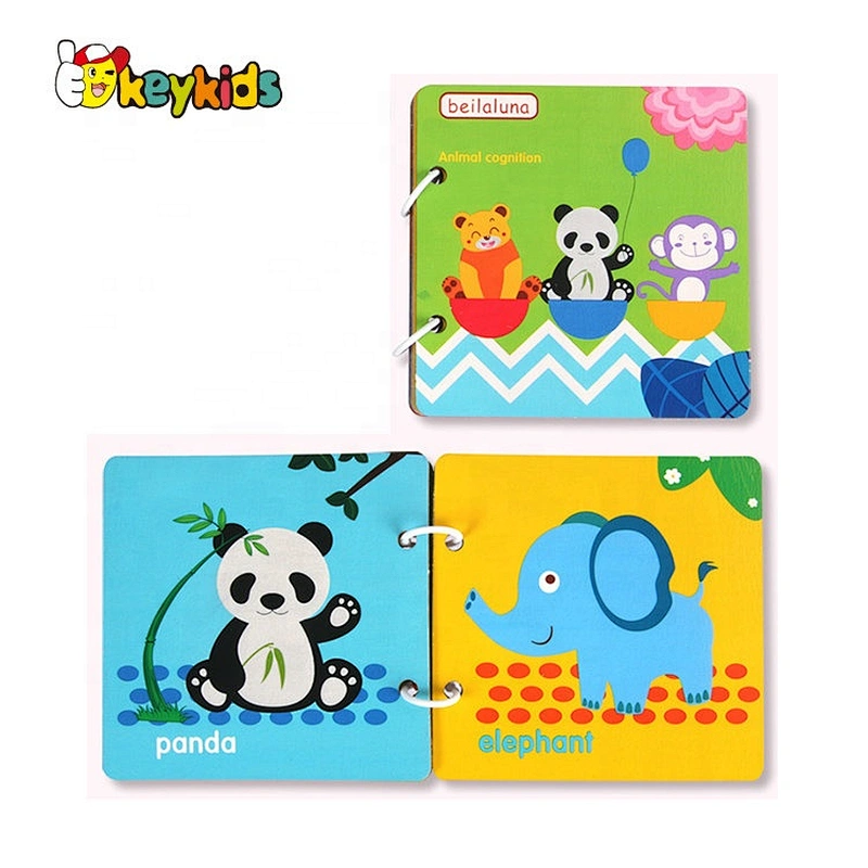 New hottest educational woodne learning book for kids W14H003