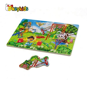 Educational Jigsaw Puzzles Wooden Puzzle Toys For Toddlers W14M191