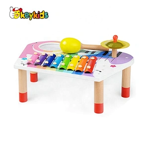 High Quality Preschool Wooden Drum Keyboard Musical Toys For Wholesale W07A160
