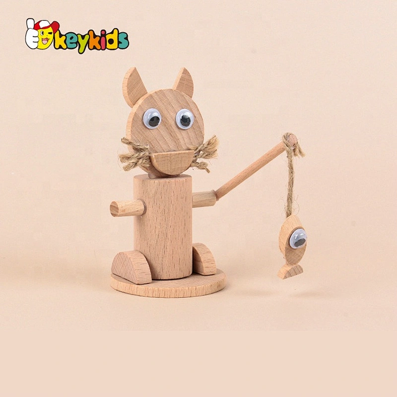 Newest creative ornaments wooden decoration for wholesale W18A163