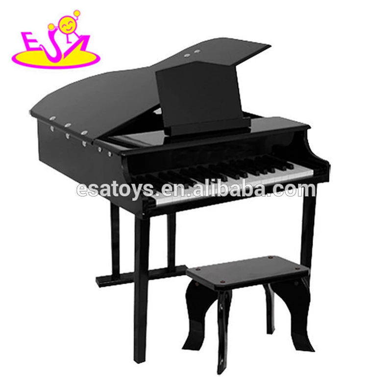 2020 White color wooden toy piano for kids,educational wooden toy children toy piano,wooden baby piano toy for sale W07C018