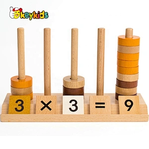 2019 New popular montessori counting wooden math toys for kids W13D223