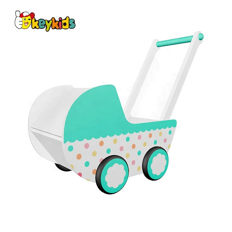 New design toddlers pretend play wooden push walker for 1+ W16E171