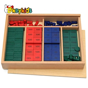 new design wooden digital educational toy for children W11A038