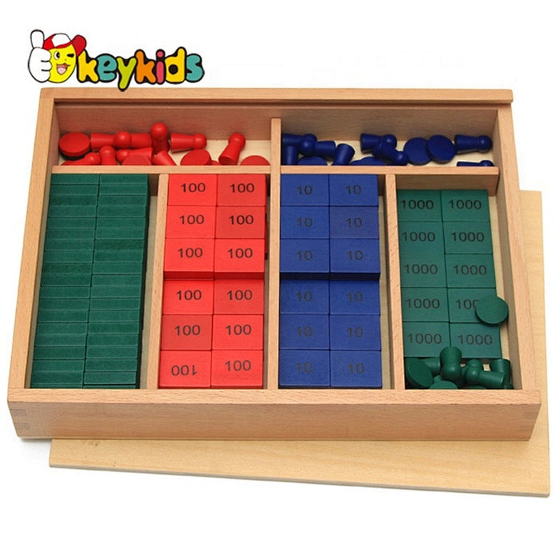 new design wooden digital educational toy for children W11A038