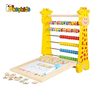 New arrived giraffe wooden math games for toddlers W12A044
