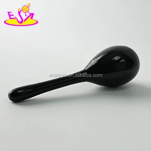 Wholesale educational mini wooden custom kids maracas W07I125