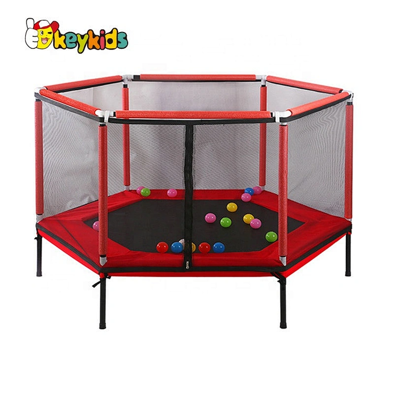 Custom size indoor children trampoline park with protective net M01A002