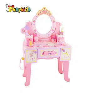 New Released Pretend Childs Wooden Vanity Set W08H122