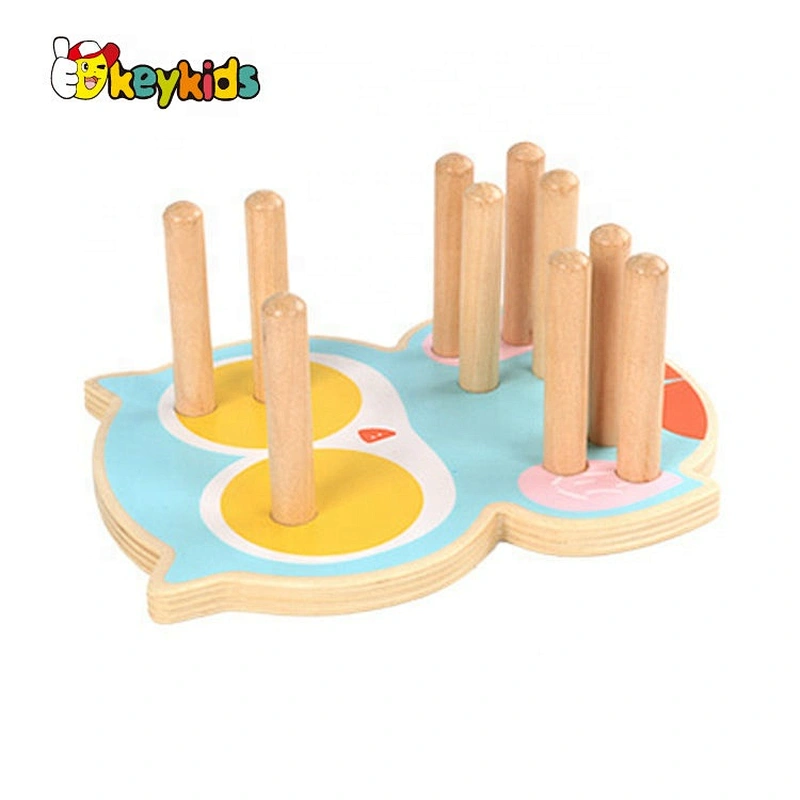 Learning Color And Shapes Kids Wooden Block Set W13D259