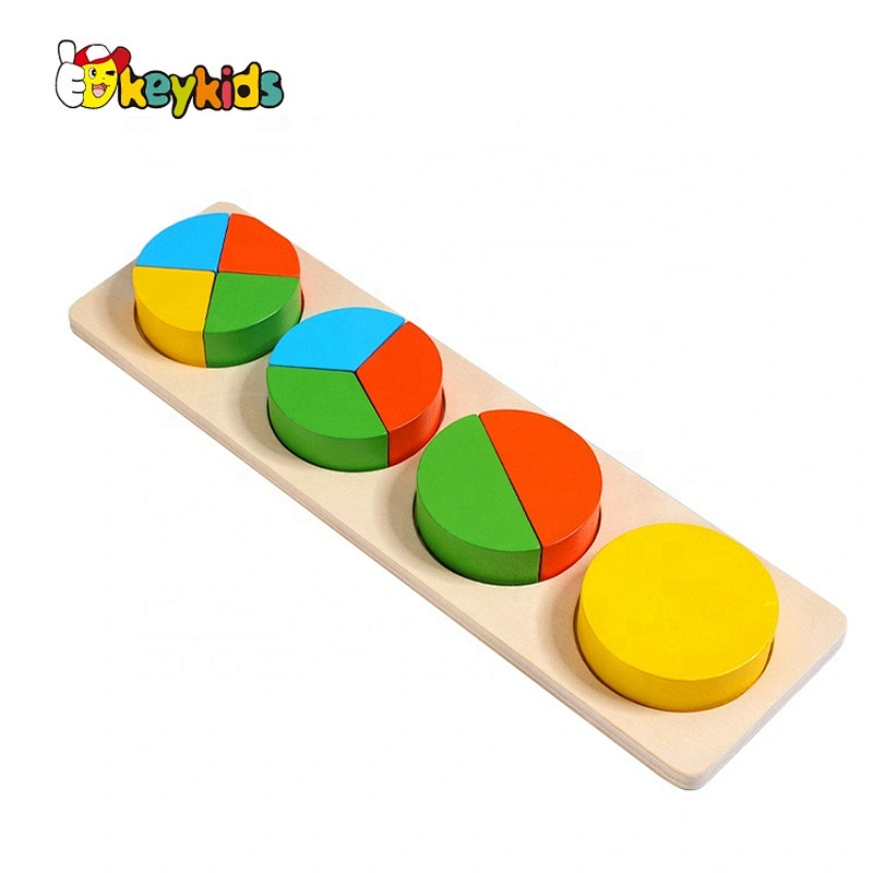 2021 New design Learning color and shapes wooden matching toys for kids W13E166