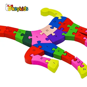 2021 New design Wood mosaic puzzle for kids W14I015