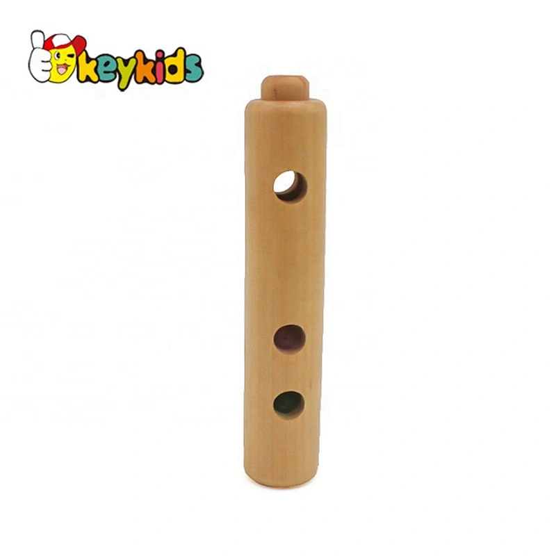 high quality musical wooden flute toy for children W07D015