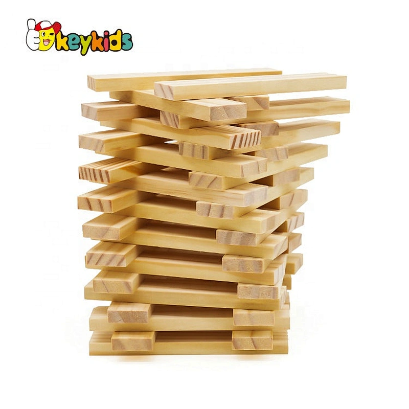 Non-Toxic 200 pcs construction toy wooden building blocks for kids W13B042
