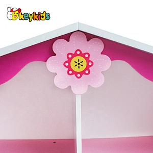 New design children wooden dollhouse bookshelf for bedroom W08D015