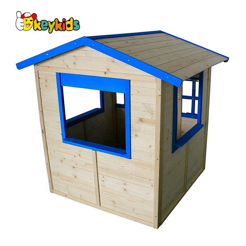 High Quality Role Play Outdoor Boys Wooden Play House W01D085