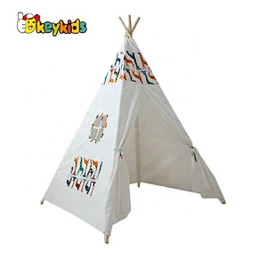 Customize cotton canvas indoor teepee tent for children W08L045C