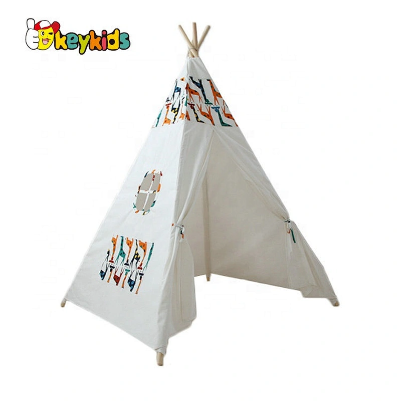 Customize cotton canvas indoor teepee tent for children W08L045C